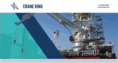 Desktop Screenshot of craneking.com